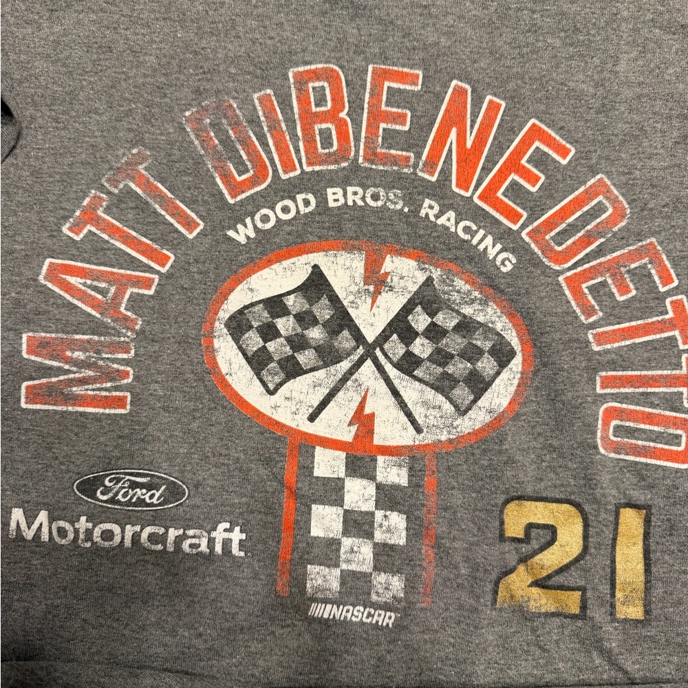 NASCAR Gray Logo Tee